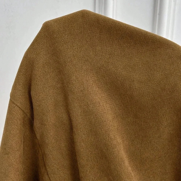 Brown Casual Women's Lapel Faux Pocket Decor Blazer - Picture 7 of 7